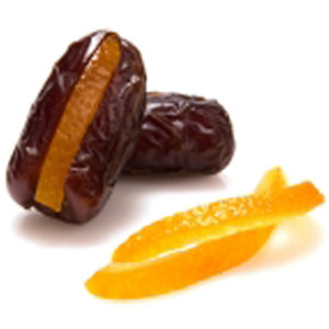 Khalas Dates With Orange Peels