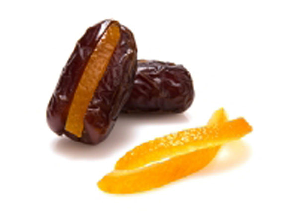 Khalas Dates With Orange Peels
